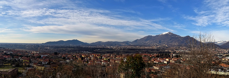 Panoramica dal Santuario di Sombreno